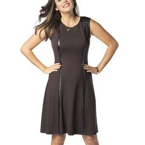 SHAPEWEAR BUILT IN RUBY RIBBON 'LIL BROWN DRESS NWT SZ XL